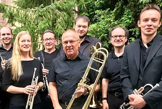 Gruppenfoto vom Monheimer Bläserkreis