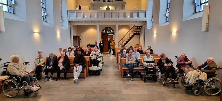 Blick vom Demenzsensiblen Gottesdienst