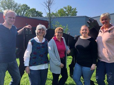 Bild der Mitarbeitervertretung: Thomas Kindel, Katerina Katsatou, Christine Görms, Anna Hönig, Anja Nießen